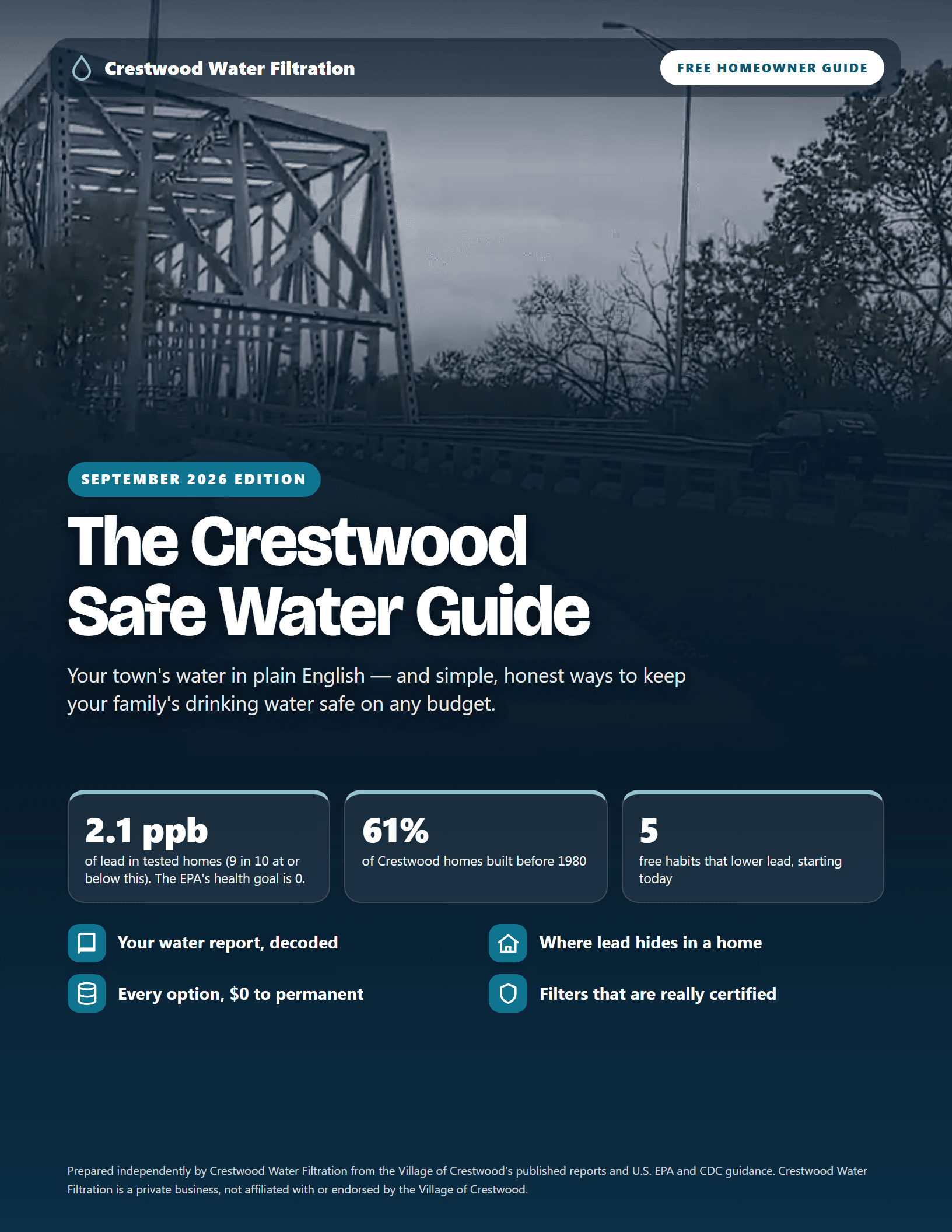 Cover of The Crestwood Safe Water Guide